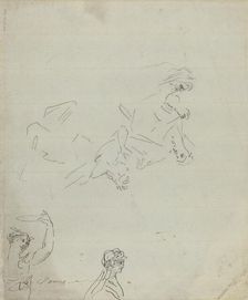 Figure Studies [verso]. Creator: Giovanni Battista Cipriani