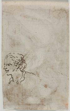 Figure Studies (verso), c. 1640-1649. Creator: Salvator Rosa (Italian, 1615-1673)