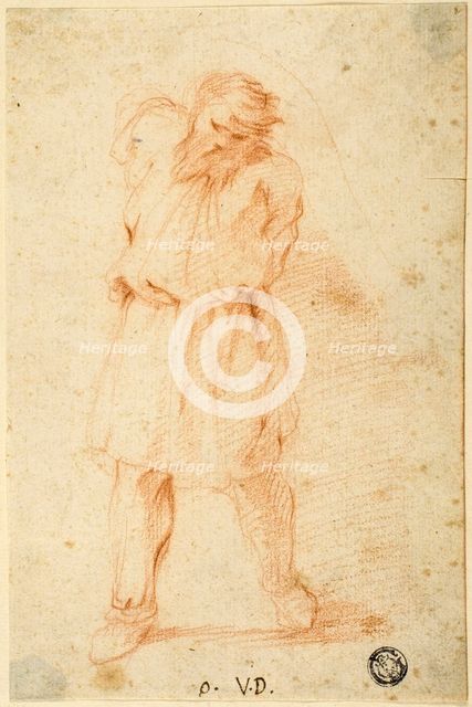 Figure with Arms Tied Behind His Back, n.d. Creator: Vincenzo Dandini.