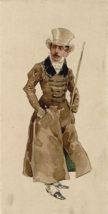 Figure with face of Giacomo Puccini, 1896