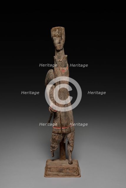 Figure with Sword, 4th-3rd Century BC. Creator: Unknown.