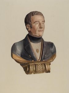 Figurehad: "Solomon Piper", c. 1936. Creator: Ingrid Selmer-Larsen