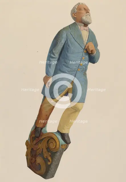 Figurehead, 1935/1942. Creator: Unknown.