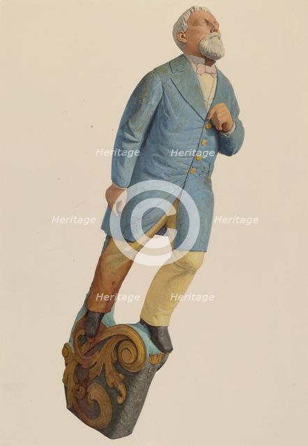 Figurehead, 1935/1942. Creator: Unknown.