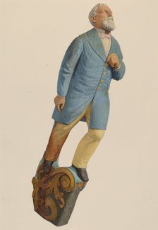 Figurehead, 1935/1942. Creator: Unknown