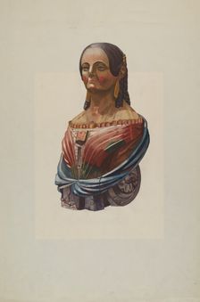 Figurehead, 1935/1942. Creator: Unknown
