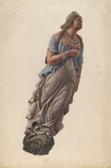 Figurehead, 1935/1942. Creator: Unknown