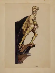 Figurehead, 1935/1942. Creator: Unknown