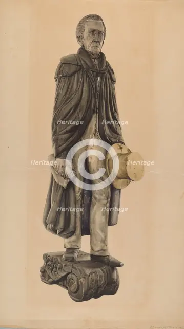 Figurehead, 1935/1942. Creator: Elizabeth Fairchild.