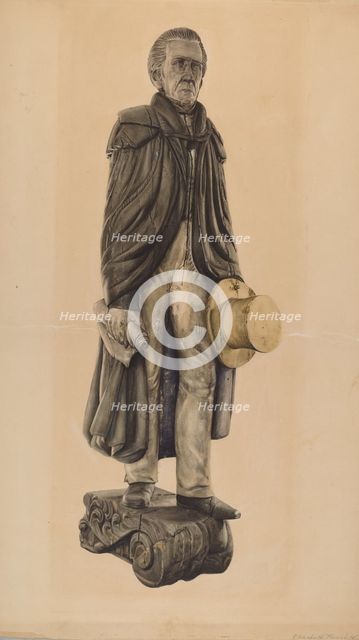 Figurehead, 1935/1942. Creator: Elizabeth Fairchild.