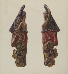 Figurehead, 1935/1942. Creator: Elizabeth Moutal
