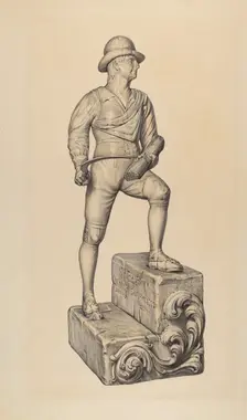 Figurehead, 1935/1942. Creator: Elisabeth Fulda