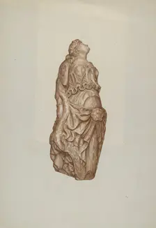 Figurehead, 1935/1942. Creator: Flora Merchant