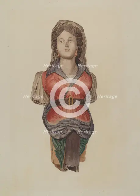 Figurehead, 1935/1942. Creator: John Sullivan.