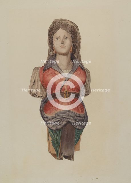 Figurehead, 1935/1942. Creator: John Sullivan.