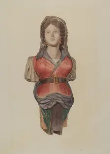 Figurehead, 1935/1942. Creator: John Sullivan