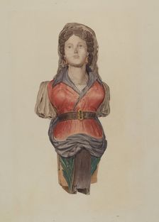 Figurehead, 1935/1942. Creator: John Sullivan