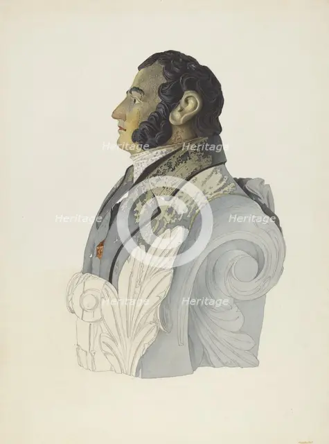 Figurehead, 1935/1942. Creator: John W Kelleher.