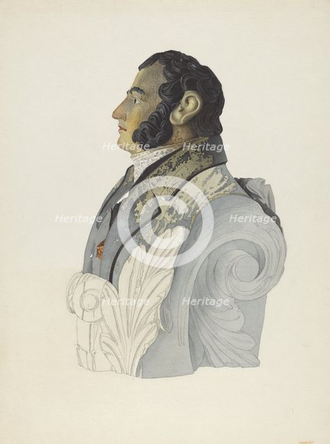 Figurehead, 1935/1942. Creator: John W Kelleher.