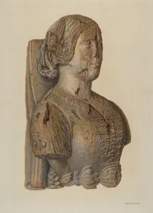 Figurehead, 1935/1942. Creator: Nicholas Amantea