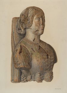 Figurehead, 1935/1942. Creator: Nicholas Amantea