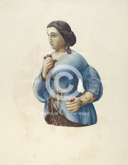Figurehead, 1935/1942. Creator: Rosamond P Gray.