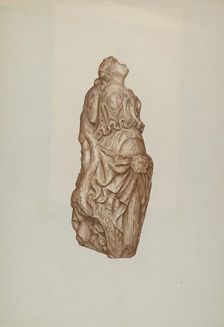 Figurehead, 1935/1942. Creator: Flora Merchant