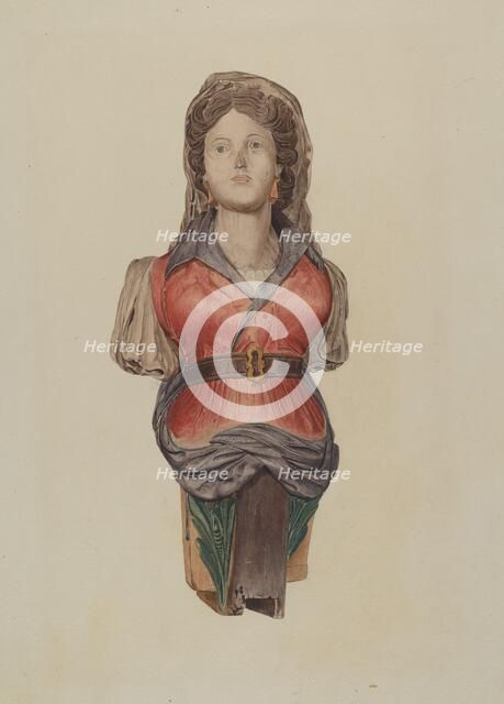 Figurehead, 1935/1942. Creator: John Sullivan.