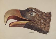 Figurehead, 1938. Creator: Jerome Hoxie