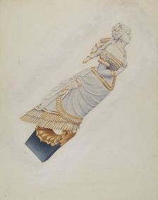 Figurehead: "Belle of Bath", 1935/1942. Creator: Alton K. Skillin