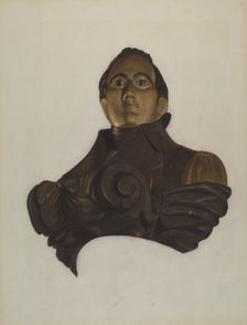 Figurehead, c. 1936. Creator: Betty Fuerst