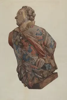 Figurehead, c. 1936. Creator: Ingrid Selmer-Larsen