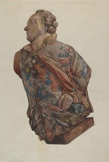 Figurehead, c. 1936. Creator: Ingrid Selmer-Larsen