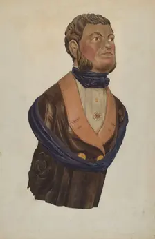 Figurehead, c. 1936. Creator: Ingrid Selmer-Larsen