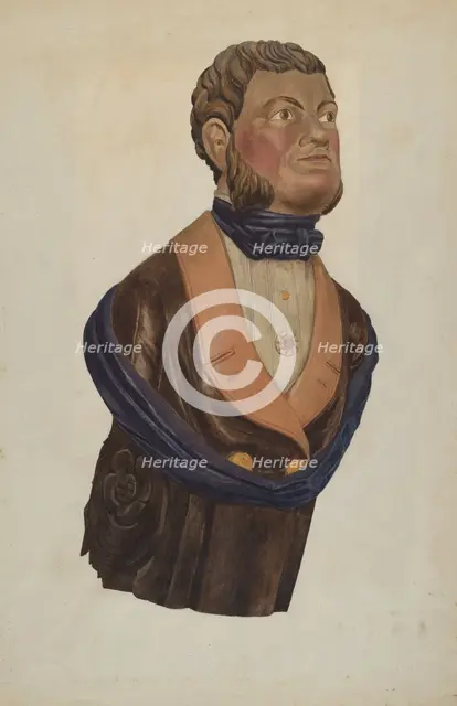Figurehead, c. 1936. Creator: Ingrid Selmer-Larsen.