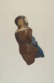Figurehead, c. 1936. Creator: Lucille Chabot