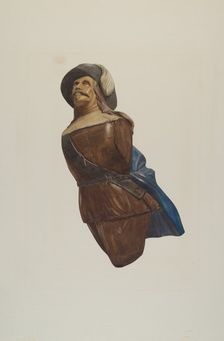 Figurehead, c. 1936. Creator: Lucille Chabot