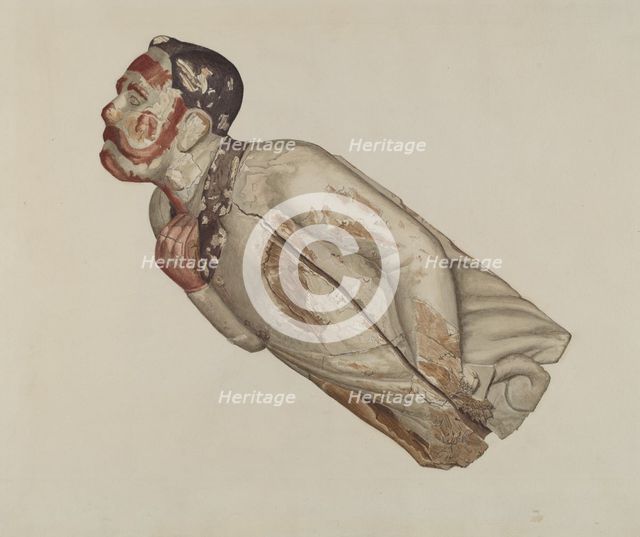 Figurehead, c. 1937. Creator: Alfred Denghausen.