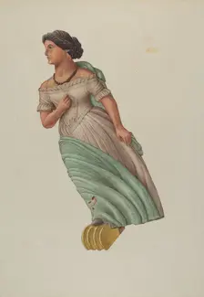 Figurehead, c. 1937. Creator: Elizabeth Moutal