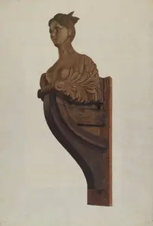 Figurehead, c. 1937. Creator: Joseph Goldberg