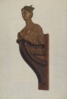 Figurehead, c. 1937. Creator: Joseph Goldberg
