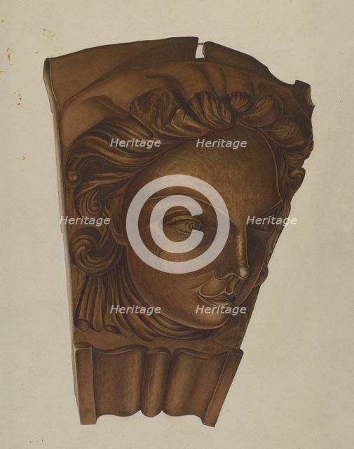 Figurehead, c. 1937. Creator: Robert Pohle.