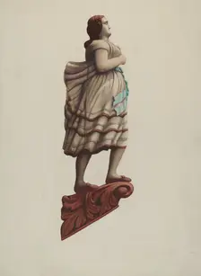 Figurehead, c. 1938. Creator: Frances Cohen