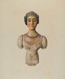 Figurehead, c. 1938. Creator: George Constantine;Constantine, George