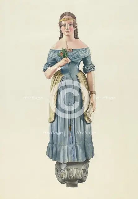 Figurehead, c. 1938. Creator: Joseph Goldberg.