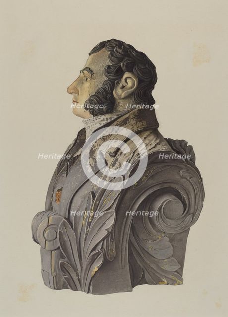 Figurehead, c. 1939. Creator: George Constantine;Constantine, George.