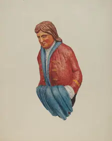 Figurehead, c. 1939. Creator: Jane Iverson