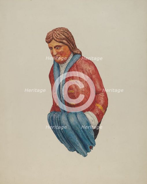 Figurehead, c. 1939. Creator: Jane Iverson.