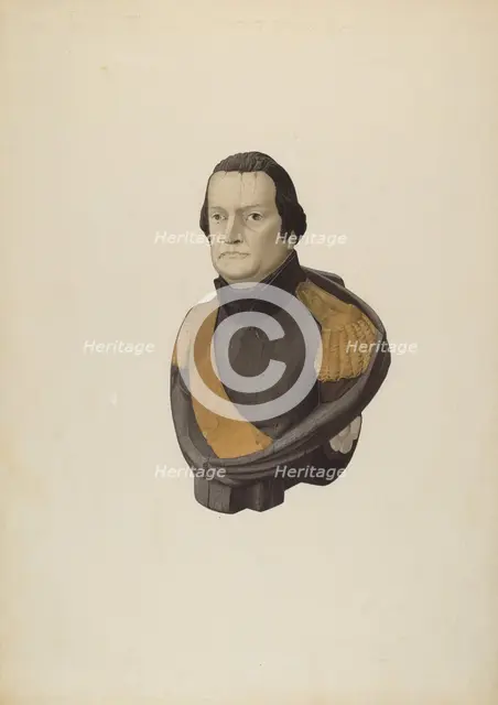 Figurehead, c. 1940. Creator: Joseph Goldberg.