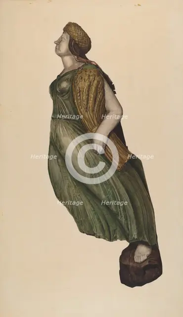 Figurehead: "Ceres", 1935/1942. Creator: Elizabeth Fairchild.